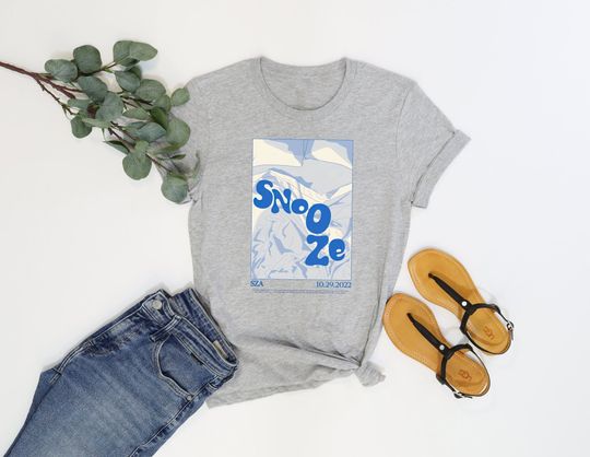 Discover SZA Snooze Concert Shirt