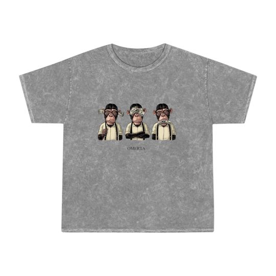 Discover Vintage Omerta Wise Monkey T Shirt