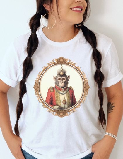 Discover Monkey t-shirt animal lovers gift vintage monkey