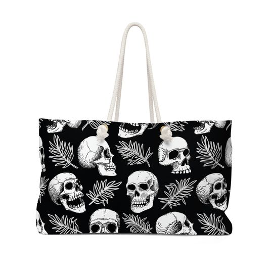 Discover Gothic Skull Weekender Bag
