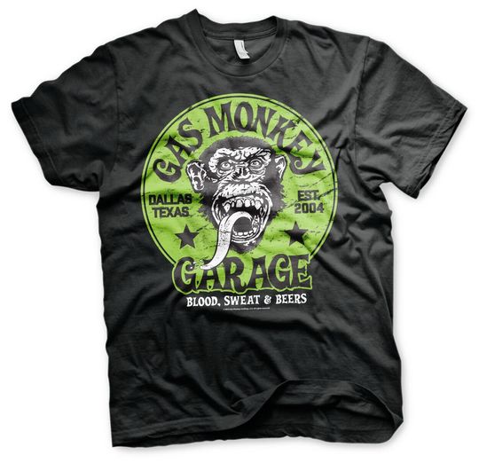 Discover Gas Monkey Garage - GREEN LOGO Men's T-Shirt