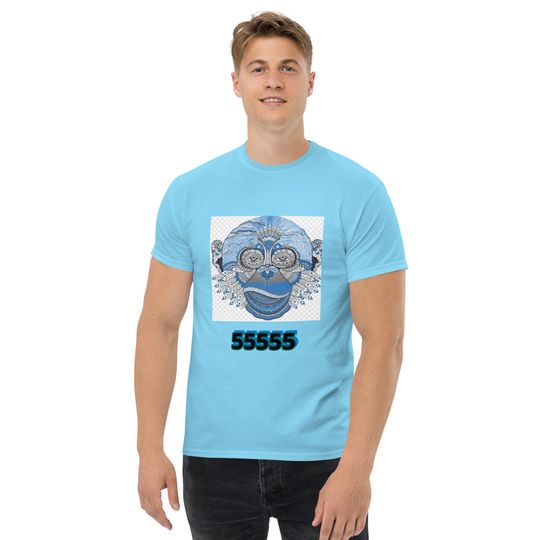 Discover Men's classic tee 55555 with the eyes of the envious monkey