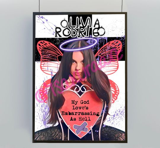 Discover Olivia Rodrigo GUTS inspired Poster