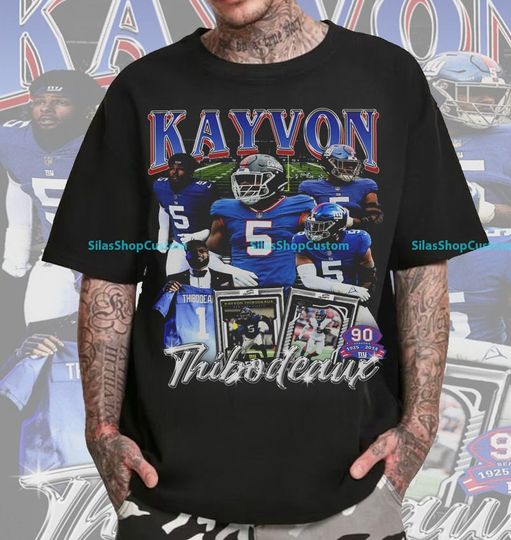 Discover Vintage 90s Graphic Style Kayvon Thibodeaux T-Shirt, Kayvon Thibodeaux Tee
