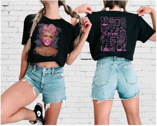 Discover P!nk Summer Carnival 2023, Trustfall Album Tee, Pink Singer Tour, Music Festival