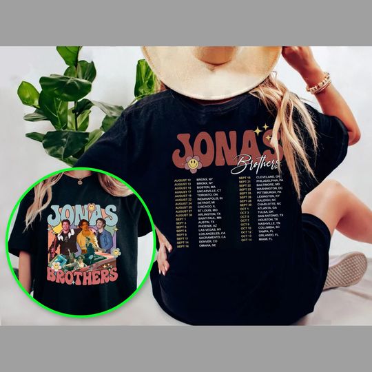 Discover Jonas Brothers Tour Vintage Concert Shirt