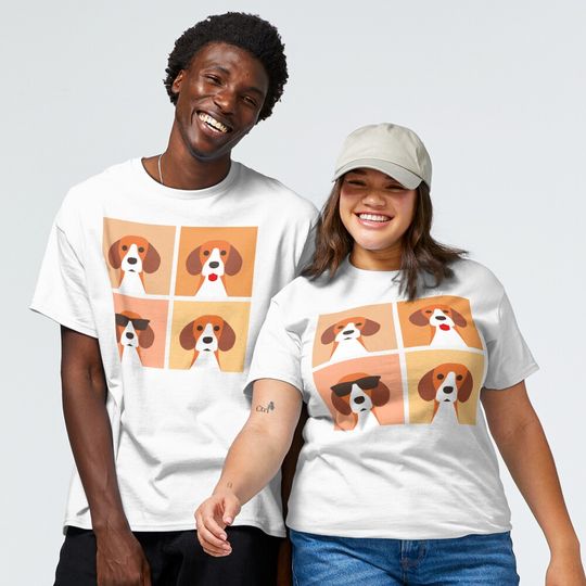 Discover beagle pattern Classic T-Shirt