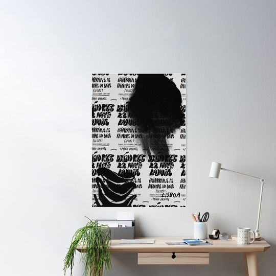 Discover Abstract. Typography poster. Poster