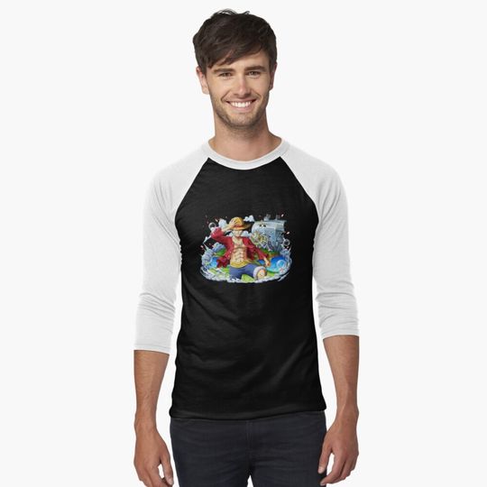 Discover Luffy One Piece Baseball Tee