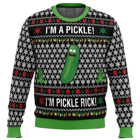 Discover Rick and Rickandmorty P rick Ugly Christmas Sweatshirt Gift For Holiday