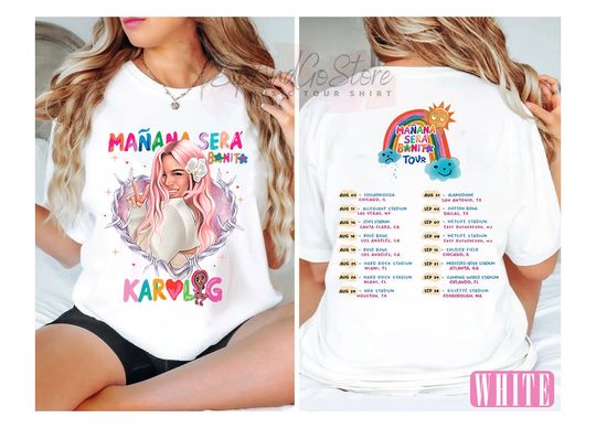 Discover Karol G Manana Sera Bonito T-Shirt, Karol G 2023 Tour