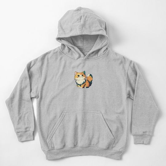 Discover Cute cat Kids Pullover Hoodie