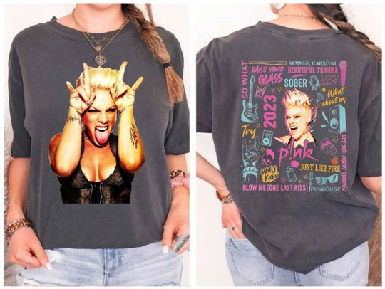 Discover P!nk Summer Carnival 2023, Trustfall Album Tee