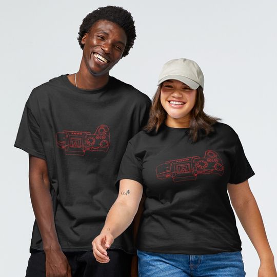 Discover Camera line art Classic T-Shirt