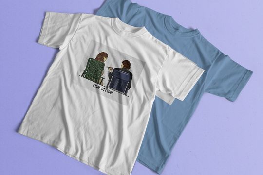 Discover The Office Jim and Pam T-shirt Unisex, TV Show Shirt, Heavy Cotton Tee