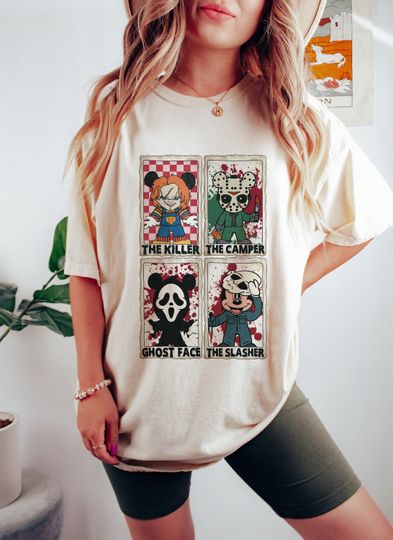 Discover Horror Movie Characters Shirt, Michael Myers Mouse Shirt