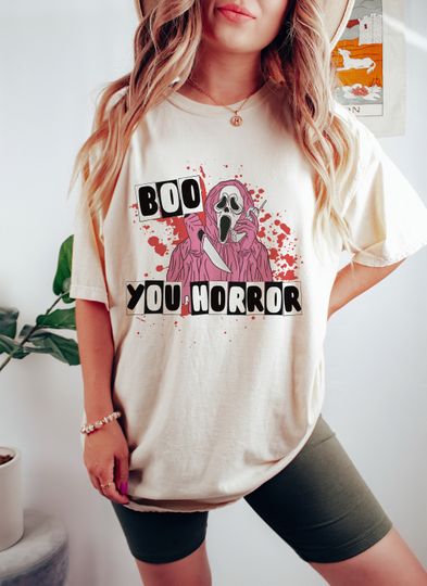 Discover Pink Horror Movie Character Shirt
