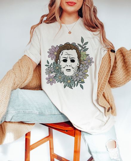 Discover Floral Michael Myers Sublimation Shirt