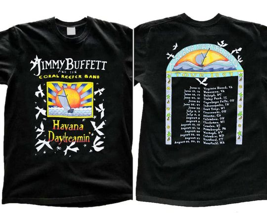 Discover Vintage 1997 Jimmy Buffett Tour Shirt
