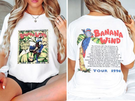 Discover Jimmy Buffett T-shirt, Banana Wind Tour Shirt, Vintage Jimmy Buffett Shirt