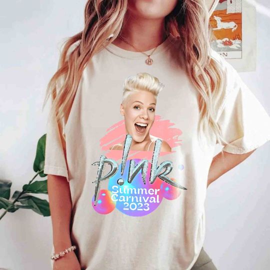 Discover 2023 Pink Carnival Tour Shirts, Pink Singer Summer Carnival 2023 Tour Shirt