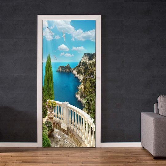 Discover Nature Self-adhesive Door Sticker