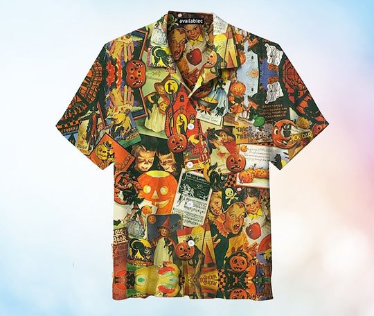 Discover Trick Or Treat Vintage Hawaiian Shirt