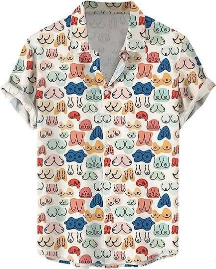 Discover Ladies Chest Hawaiian Shirt, Funny Hawaii Shirt