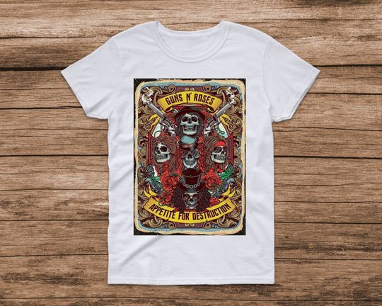 Discover Rock Music T-Shirt Rocker Classic Rock And Roll Lover Cool Music Shirt