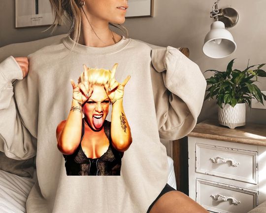 Discover P!nk Summer Carnival 2023 Trustfall Album Sweatshirt