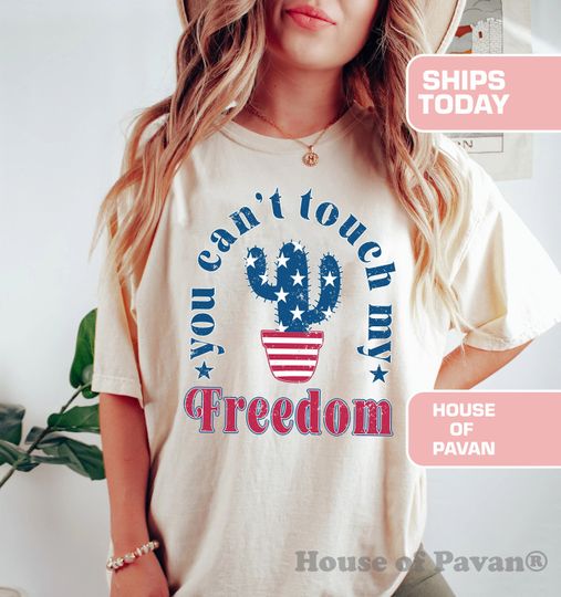 Discover Red White and Blue, America Tee, Fourth of July Shirt T-Shirt