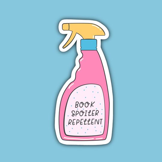 Discover Book Spoiler Repellent Sticker, book spoiler