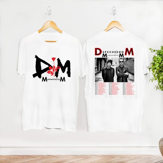 Discover Depeche Mode 2023 Concert Double-Sided Shirt