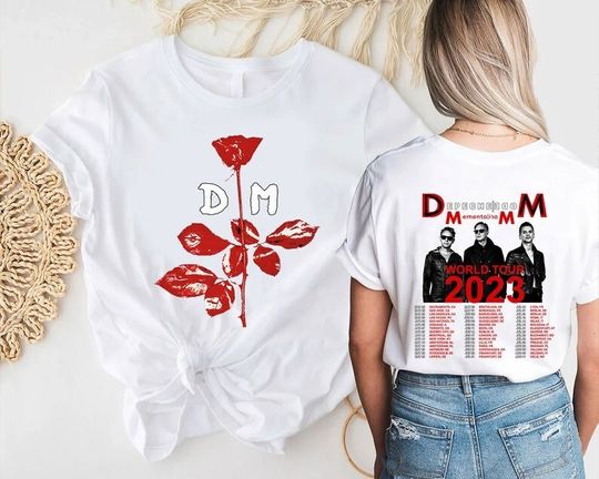 Discover Depeche Mode Tour 2023 T-Shirt, Memento Mori World Tour Depeche Mode T-Shirt