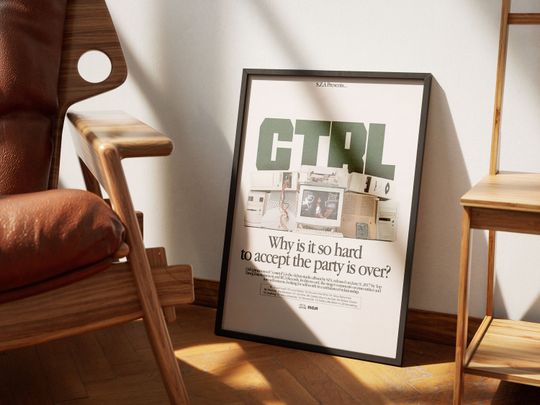 Discover Ctrl SZA Poster Art Album Poster