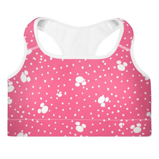 Discover Hidden Pink Padded Sports Bra for Running Sets