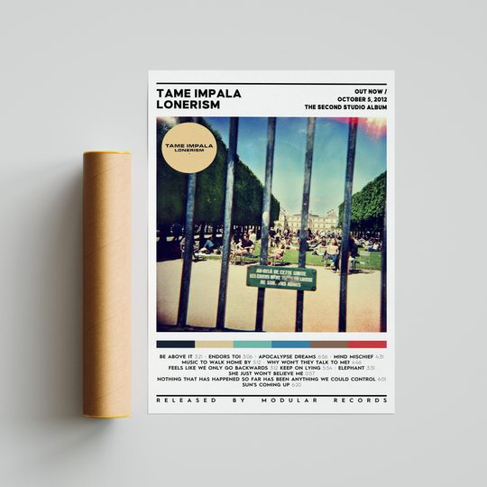 Discover Tame Impala - Lonerism Album Poster