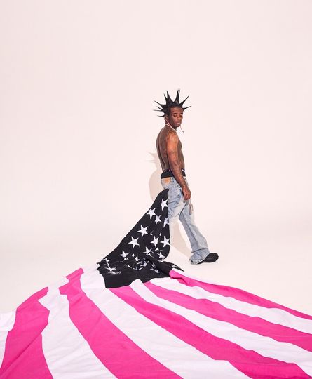 Discover Lil Uzi Vert 2023 Pink Tape Tour poster print home decor