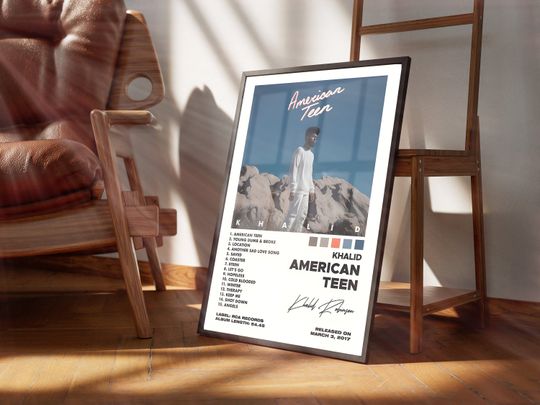 Discover Khalid - American Teen - Album Art Poster