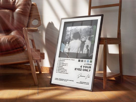 Discover J. Cole - 4 Your Eyez Only - Album Art Poster