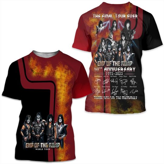 Discover Ki.ss Band Music 3D Shirt