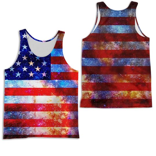Discover Apparel American Flag Tank Top