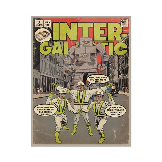 Discover Beastie Boys - Intergalactic Planetary- Vertical Matte Poster