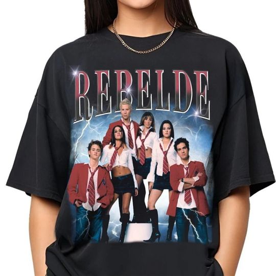 Discover Rebelde Concert 2023 T-Shirt - Soy Rebelde Design
