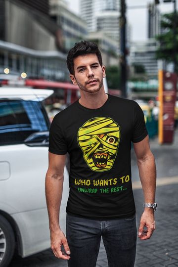 Discover Mummy Themed Halloween Sweatshirt