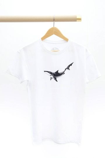 Discover Lola the Shark Hand-Printed T-Shirt