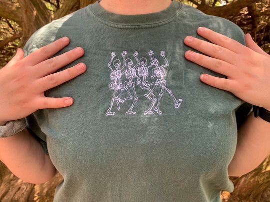 Discover Dancing skeletons t shirt