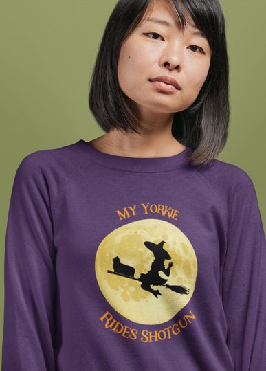 Discover Yorkie Halloween Sweatshirt - Gift for Dog Lovers