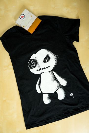 Discover Tim Burton Inspired Cute and Creepy Goth Shirt