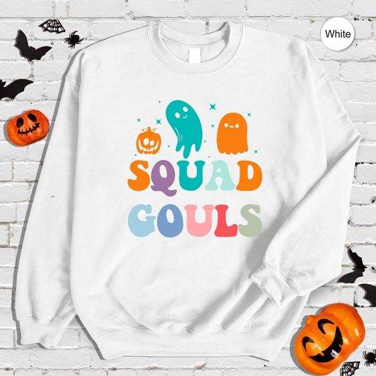 Discover Spooky Season Halloween Squad Ghouls Hoodie